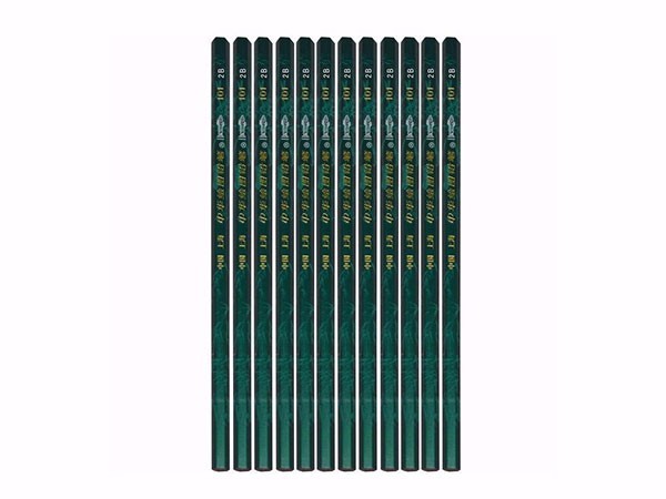 中华 101 2B绘图铅笔考试铅笔 12支/盒