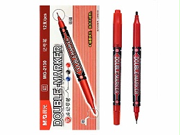晨光小双头记号笔MG-2130蓝色