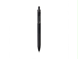 三菱 中性笔 UMN-S-38 BLACK BARREL 0.38mm黑色笔杆 黑色