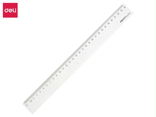 得力6230塑料直尺30cm