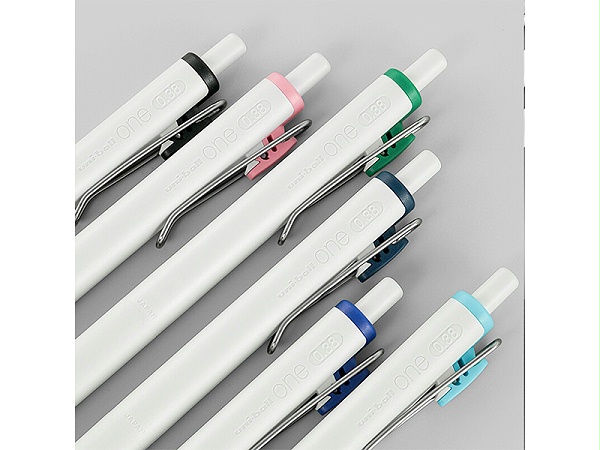 三菱 中性笔 UMN-S-38 8C 0.38mm 白杆 8色套装