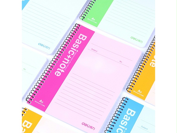 得力7693办公螺旋本60张-B5