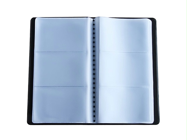 得力 摊开式名片册 5783