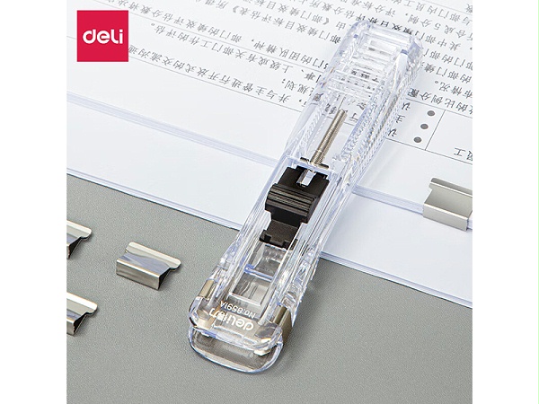 得力 8591A 透明推夹器