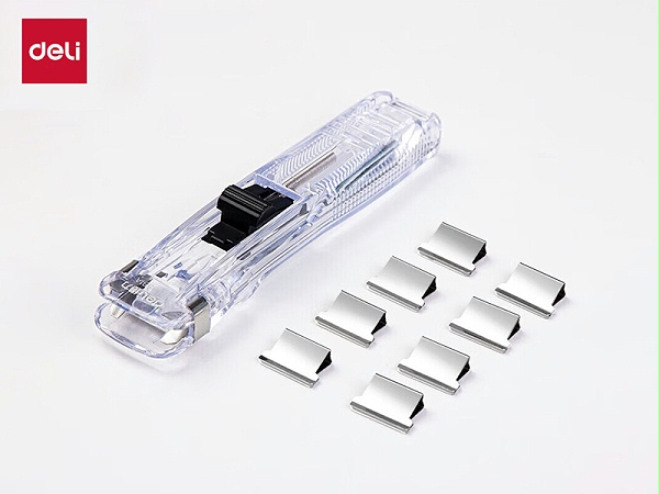 得力 8591A 透明推夹器