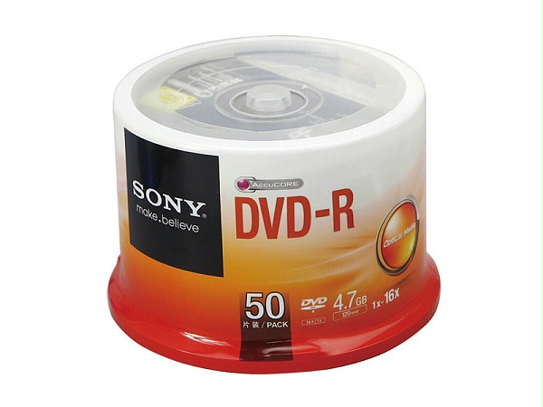 DVD刻录光盘SONY50片装