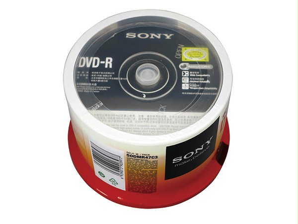 DVD刻录光盘SONY50片装