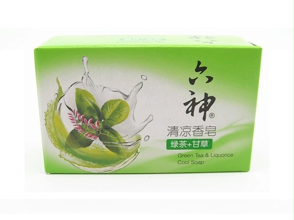 六神绿茶 甘草 90g清凉香皂
