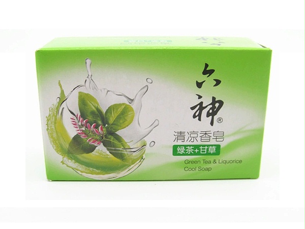 六神绿茶 甘草 90g清凉香皂