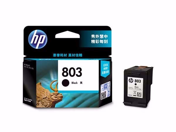 惠普（HP） F6V21AA 803 黑色墨盒