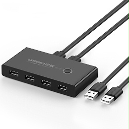 绿联30768 USB3.0碳黑 4口集线器