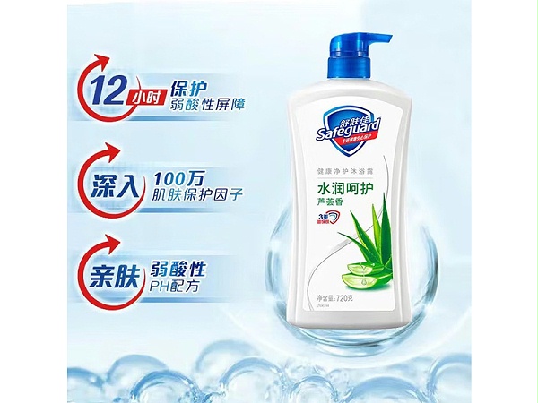 舒肤佳 芦荟水润呵护沐浴露 720ml