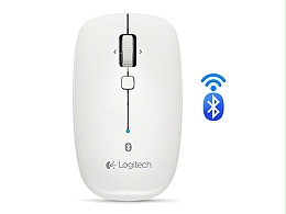 罗技(Logitech)M558蓝牙无线鼠标 MAC苹果家用办公电脑笔记本鼠标白色