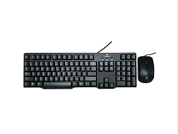罗技（Logitech）MK100 2代 经典键鼠套装 鼠标键盘套装黑色