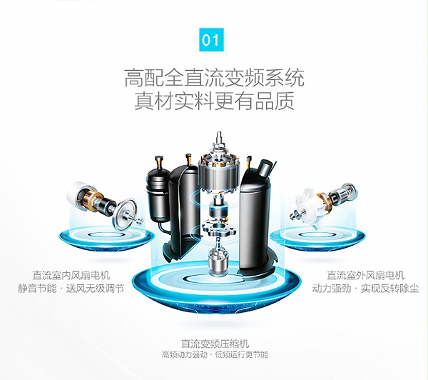 美的（Midea）壁挂式空调 空调变频挂机 KFR-35GW/BP3DN1Y-DA200(B2)E