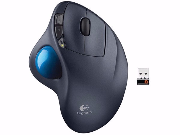 罗技（Logitech）M570无线轨迹球鼠标优联笔记本电脑绘图防 灰色