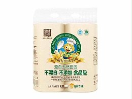 泉林本色两层厨房用纸 180节*2卷/提