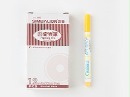 NO．600雄狮奇异笔 黄色