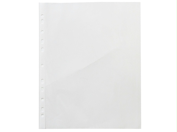 得力5712-11孔资料袋（透明）