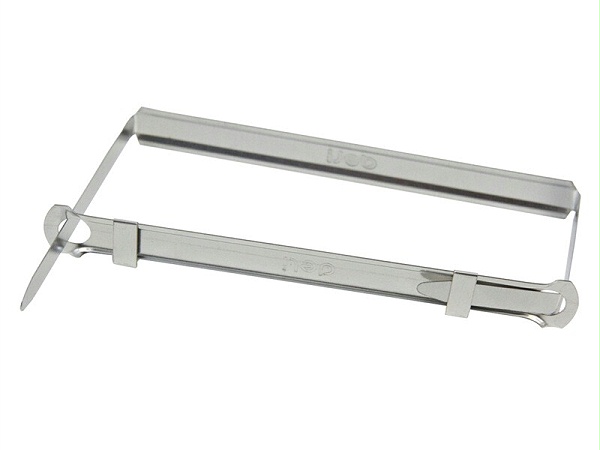 得力 五金装订夹5549 80mm 金属 50个/盒