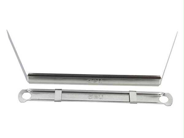 得力 五金装订夹5549 80mm 金属 50个/盒