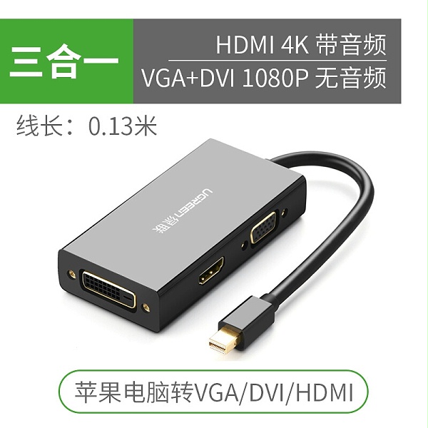 绿联20418 LMini DP转接头