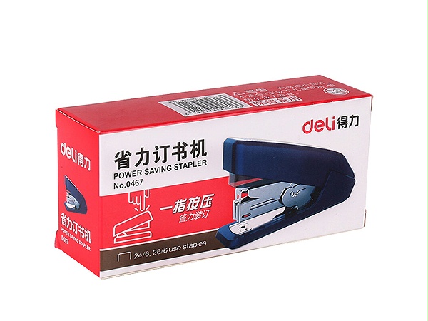 得力0466省力订书机(黑)