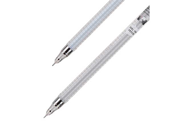得力(deli) DL-A437 方寸格细杆0.35mm全针管中性笔水笔签字笔 12支盒