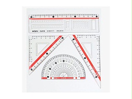 晨光 ARL96181三角尺孔庙祈福学生用直尺子套装