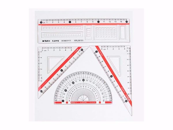 晨光 ARL96181三角尺孔庙祈福学生用直尺子套装