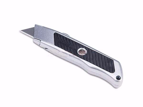 得力(deli) 银色2101 锌合金T型刀片美工刀 装修工具刀