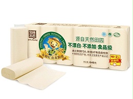 泉林本色三层扁卷纸 93节/卷