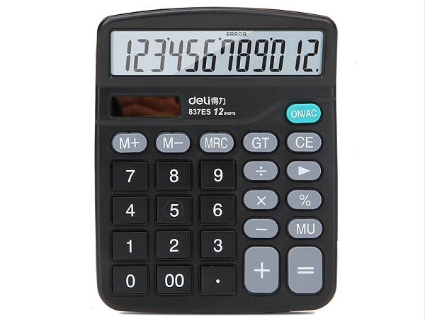 得力837es计算器