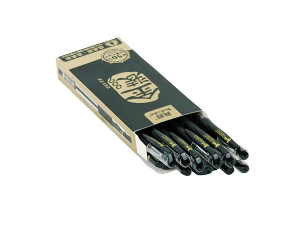 真彩 GP-009 0.5mm黑色经典办公子弹头中性笔签字笔水笔 12支/盒