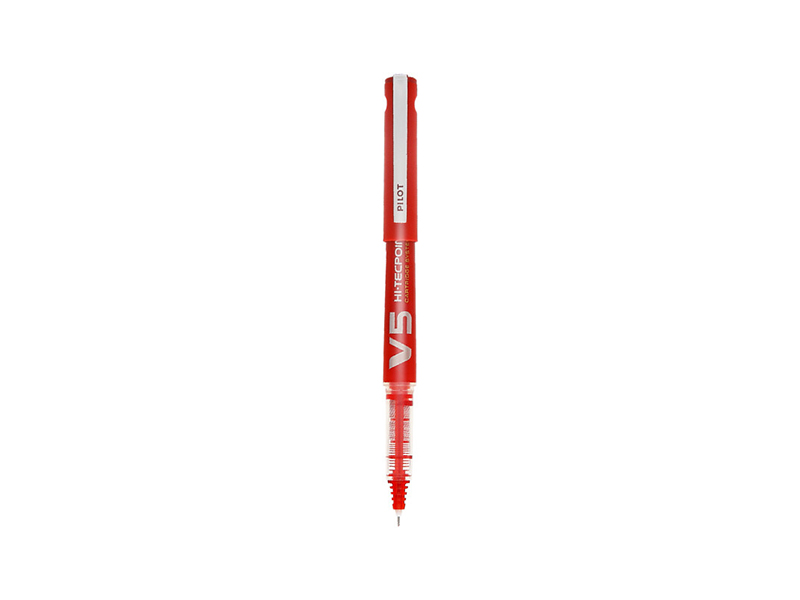 百乐 签字笔 BXC-V5 插盖式 0.5mm 可换墨胆（环保版）红色