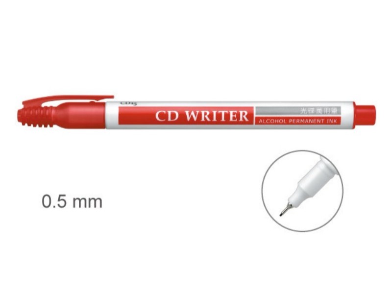 雄狮CD25  光盘万用笔（红）
