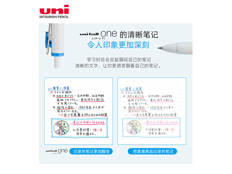 三菱 中性笔 UMN-S-38 BROWN BLACK 0.38mm 棕黑色