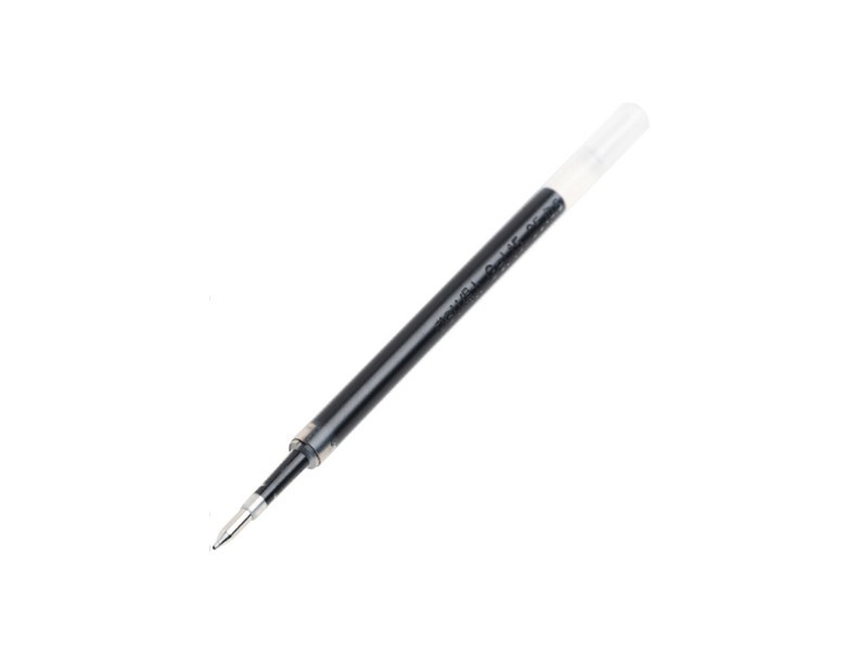 得力S758台笔专用笔芯0.5mm弹簧头(黑)
