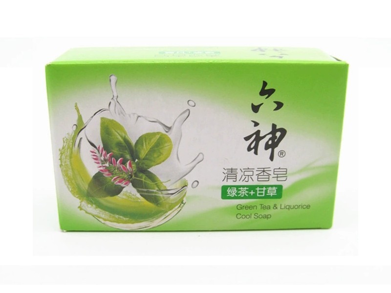 六神绿茶 甘草 90g清凉香皂