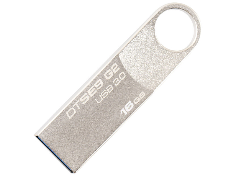 金士顿（Kingston）16GB USB3.0 U盘 DTSE9G2 银色 金属外壳 高速读写