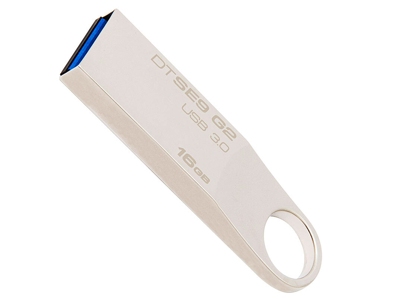 金士顿（Kingston）16GB USB3.0 U盘 DTSE9G2 银色 金属外壳 高速读写