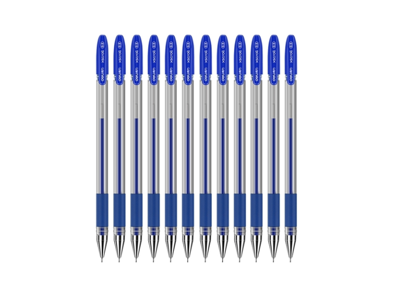得力S55中性笔0.5MM （蓝）