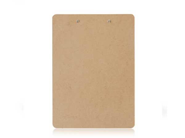 得力（deli）9226-02 全新原木质感商务型书写板夹2只装 土棕