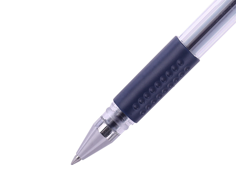 得力（deli） 6600中性笔子弹头0.5mm经济版墨蓝中性笔12支