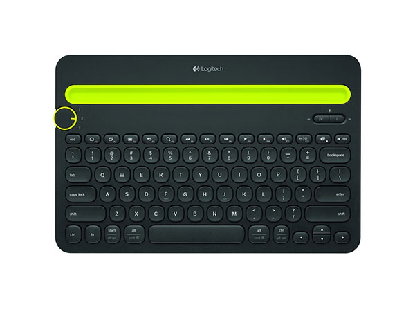 罗技（Logitech）K480 多设备蓝牙键盘 IPAD键盘 手机键盘男生版 黑色