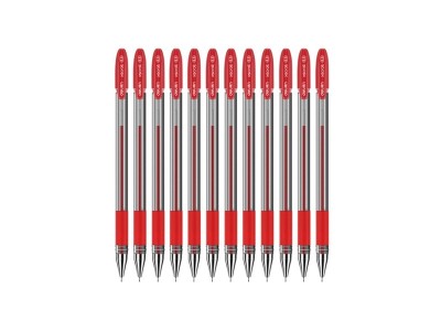 得力S55中性笔0.5MM（红色）