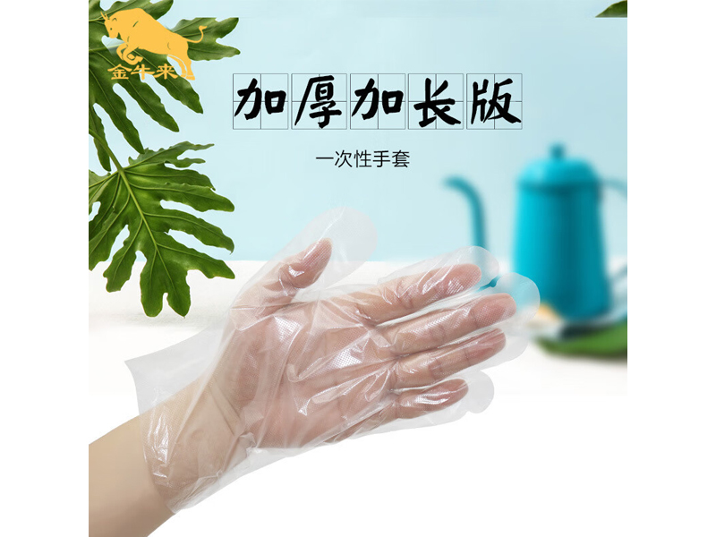 金牛来一次性PE手套  100只袋