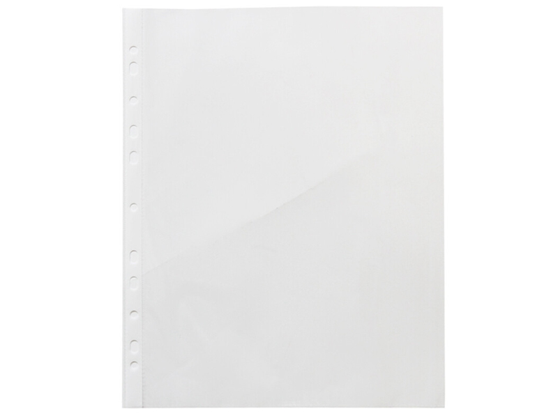 得力5712-11孔资料袋（透明）