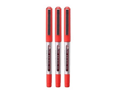 得力S656宝珠笔0.5MM （红色）