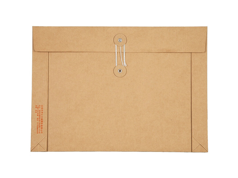 齐心AP-120 牛皮纸文件袋 A4 横式